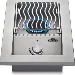 BUILT-IN 500 SERIES SINGLE RANGE TOP BURNER WITH STAINLESS STEEL COVER